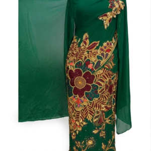 Emerald Royal Floral Sudanese Toub