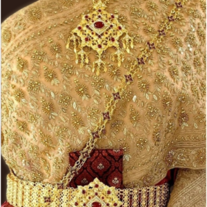 Royal Golden Sabai Dress