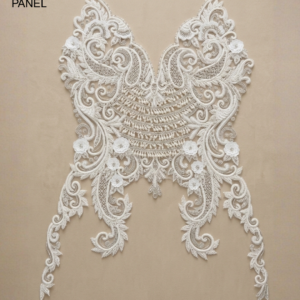 Graceful Statement Embroidered Panel