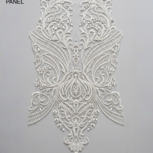 Timeless Pearl Embroidered Front & Back Panel