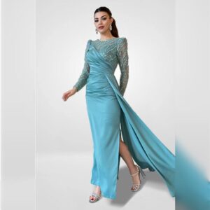 Celeste Elegance Evening Gown