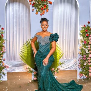 Emerald Majesty Mermaid Gown